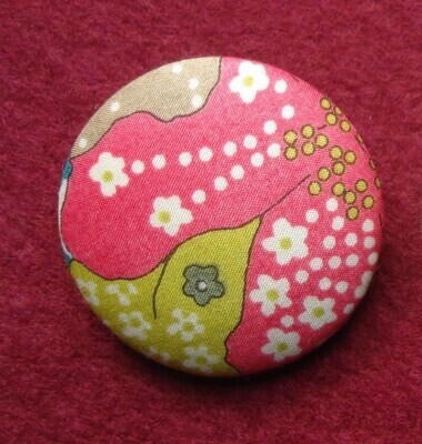 Liberty Print Covered Buttons Set of 4