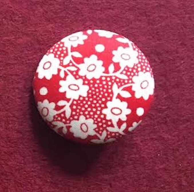 Liberty Print Covered Buttons Set of 3