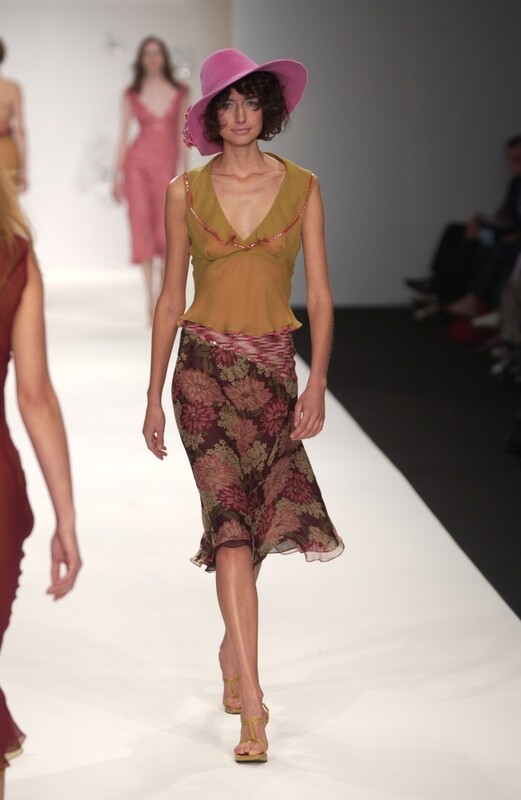 Dahlia Flower Print Silk Chiffon skirt Dahlia Flower Print Silk Chiffon skirt