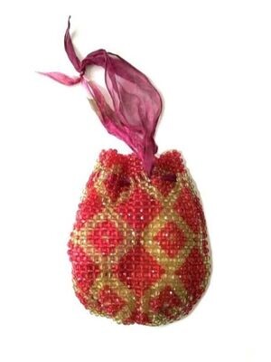 Beaded Pouch Bag