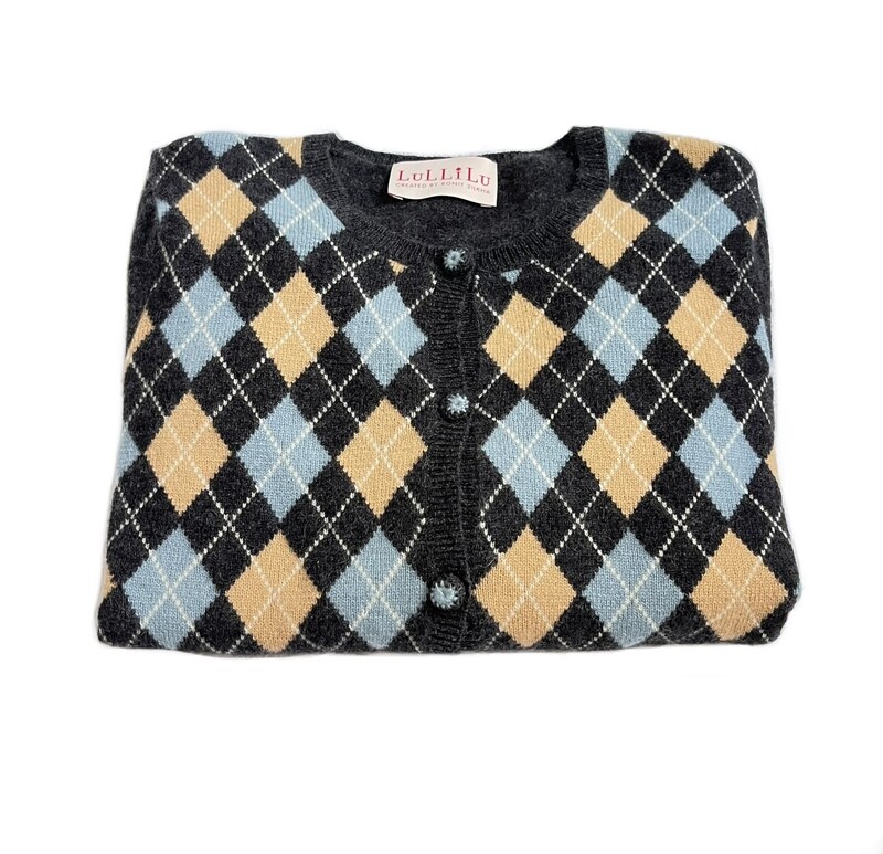 Cashmere Intarsia Cardigan Cashmere Intarsia Cardigan