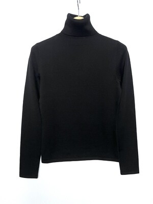 Pure Wool Roll Neck Top