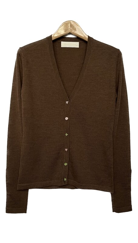 Pure Wool Cardigan with insect buttons. Pure Wool Cardigan with insect buttons.