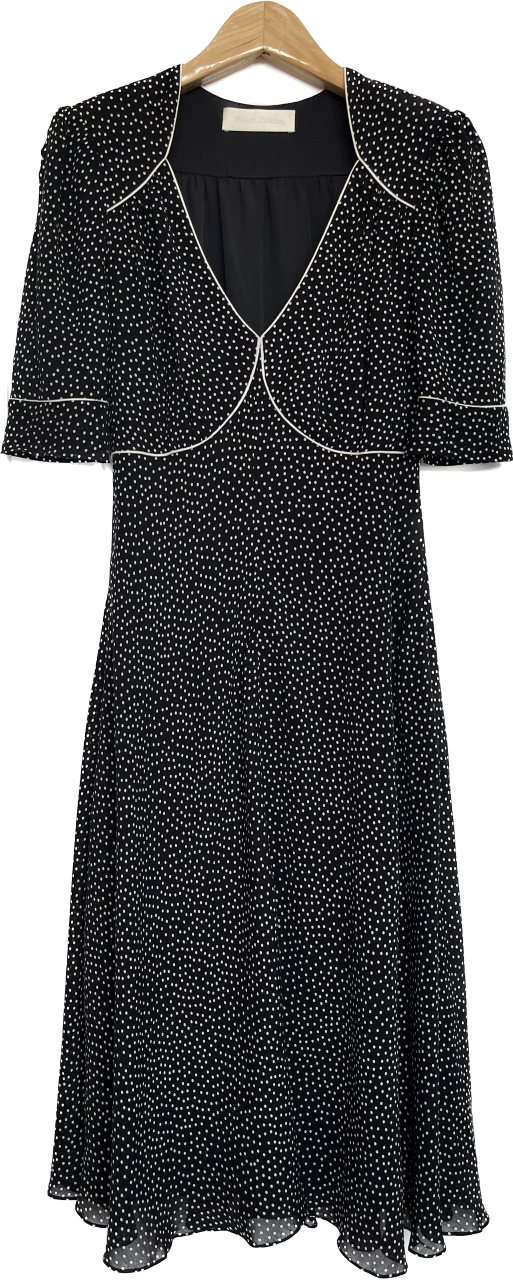 Monochrome Flared Dress