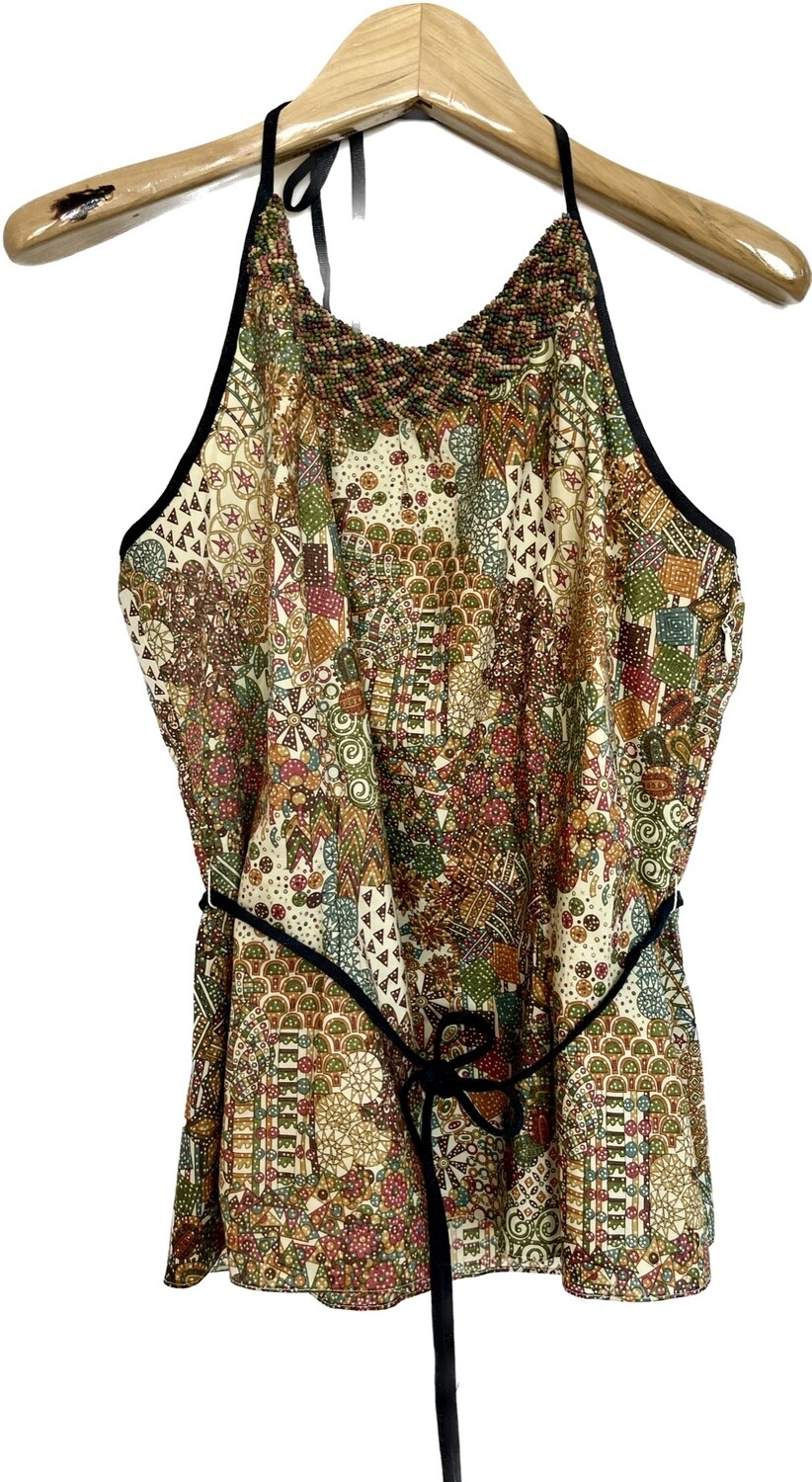 Liberty print Summer Halter Neck Top