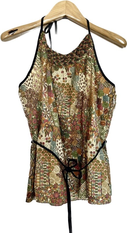 Liberty print Summer Halter Neck Top