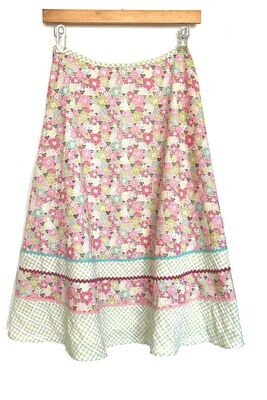 Liberty Print Flared Pastel Skirt