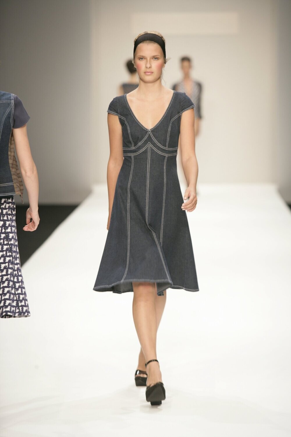 Denim Fitted Dress