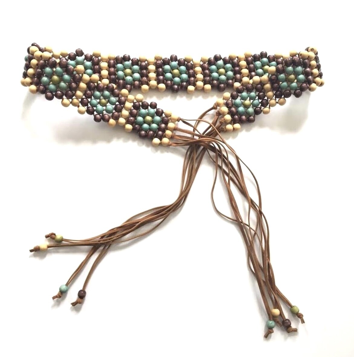Wooden Beaded Belt
