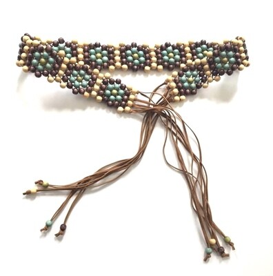 Wooden Beaded Belt