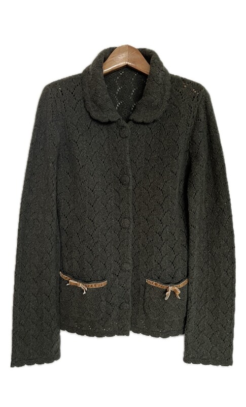 Cashmere Lacy Knit Cardigan Cashmere Lacy Knit Cardigan