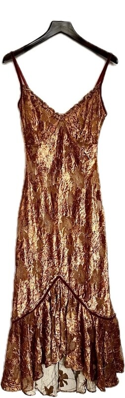 Devore Velvet Long Dress