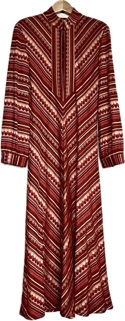 Geometric  silk Jersey Dress
