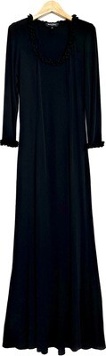 Black Jersey Maxi Dress