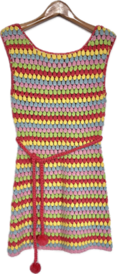 Cashmere Hand Crochet Tunic Top