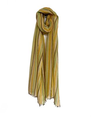 Cotton Large Stripy Wrap