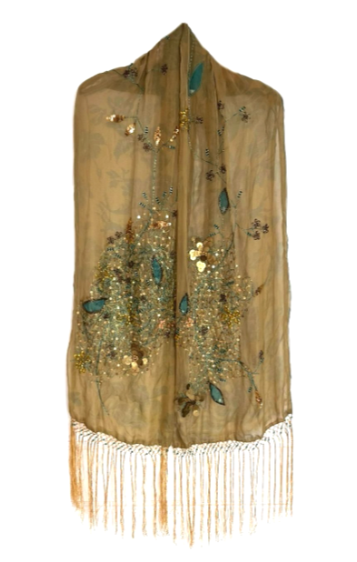 Silk Embroidered Shawl