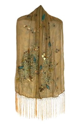 Silk Embroidered Shawl
