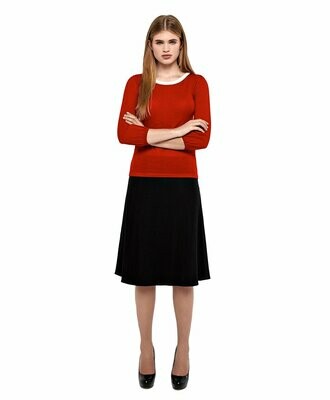 Fit And Flare Black Ponte Skirt Fit And Flare Black Ponte Skirt