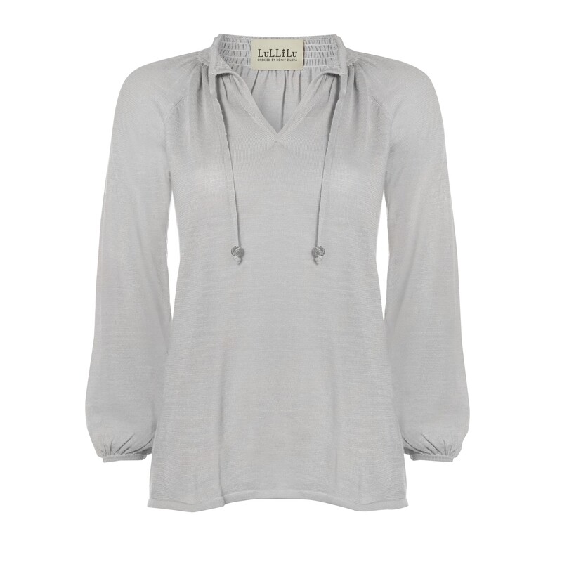 Gypsy Silver Kaftan Blouse