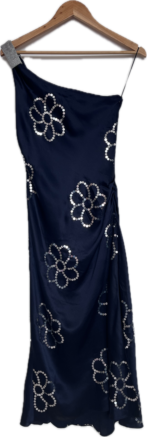 Silk Satin Midnight Navy Dress Silk Satin Midnight Navy Dress