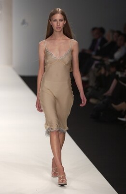 Chiffon Beaded Strap Dress Chiffon Beaded Strap Dress