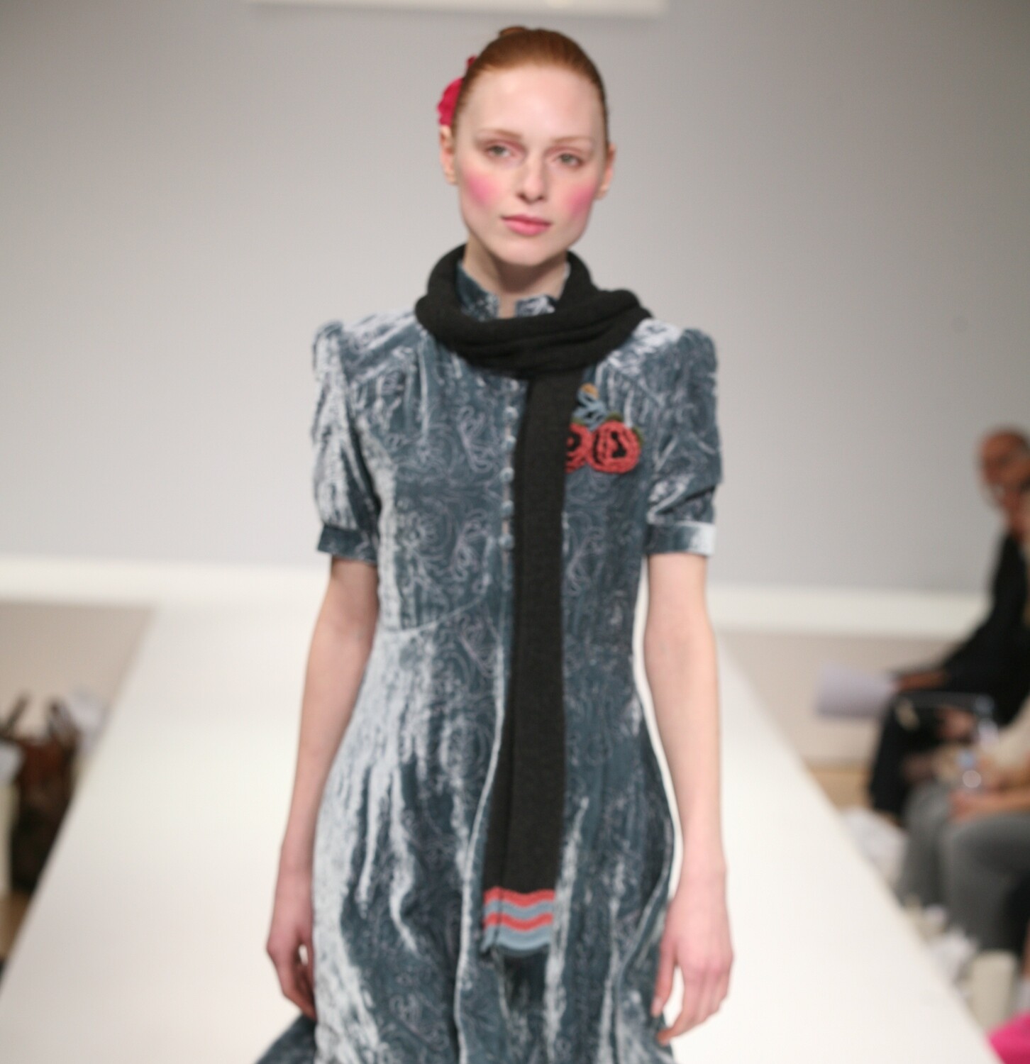 Embroidered Velvet Dress Embroidered Velvet Dress