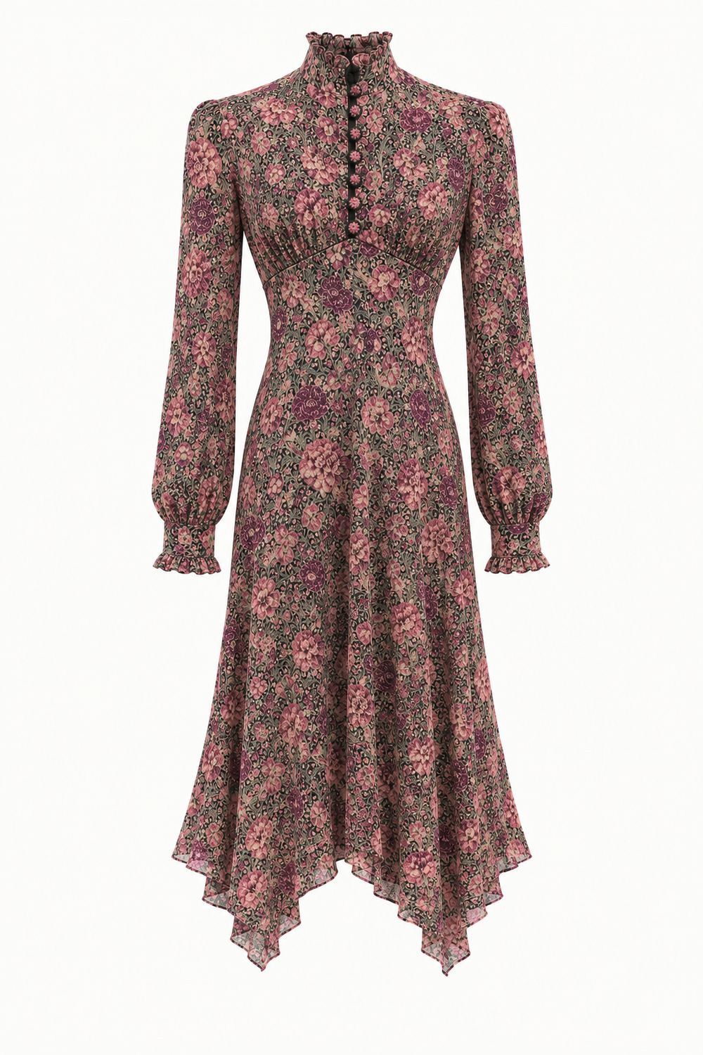 Floral Print Georgette Dress Floral Print Georgette Dress