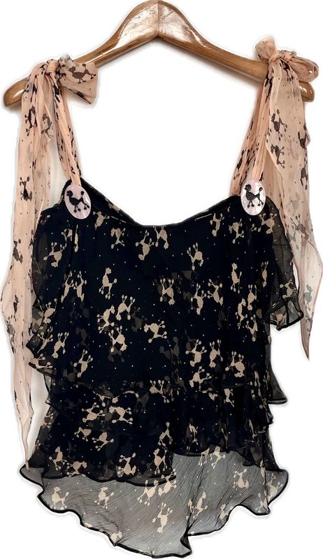 Poodle Print Holiday Top Poodle Print Holiday Top
