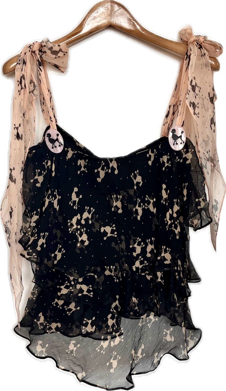 Poodle Print Holiday Top Poodle Print Holiday Top