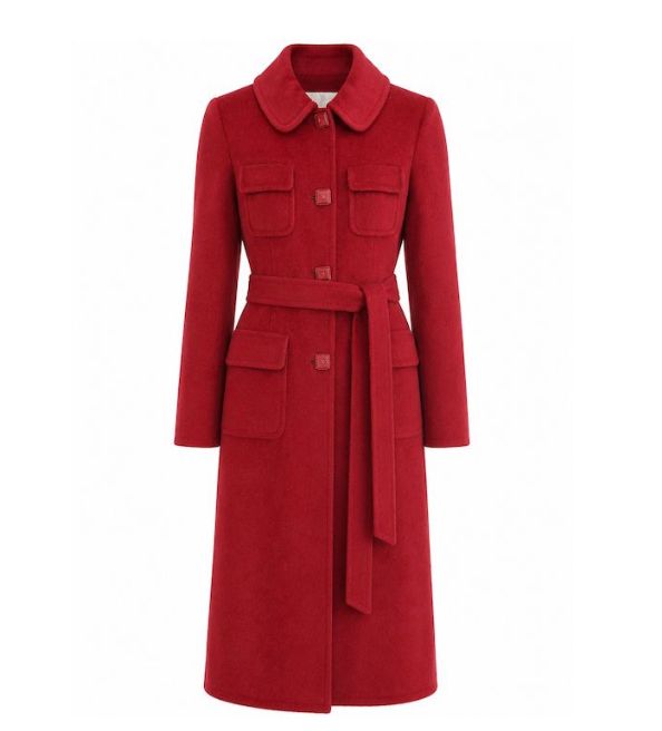 Cashmere & Wool Red Coat Cashmere & Wool Red Coat