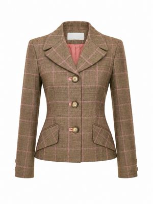 Checked Jacket and Skirt suit Checked Jacket and Skirt suit