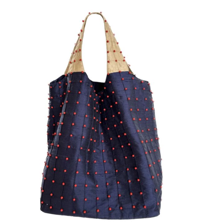 Nautical silk bucket bag Nautical silk bucket bag