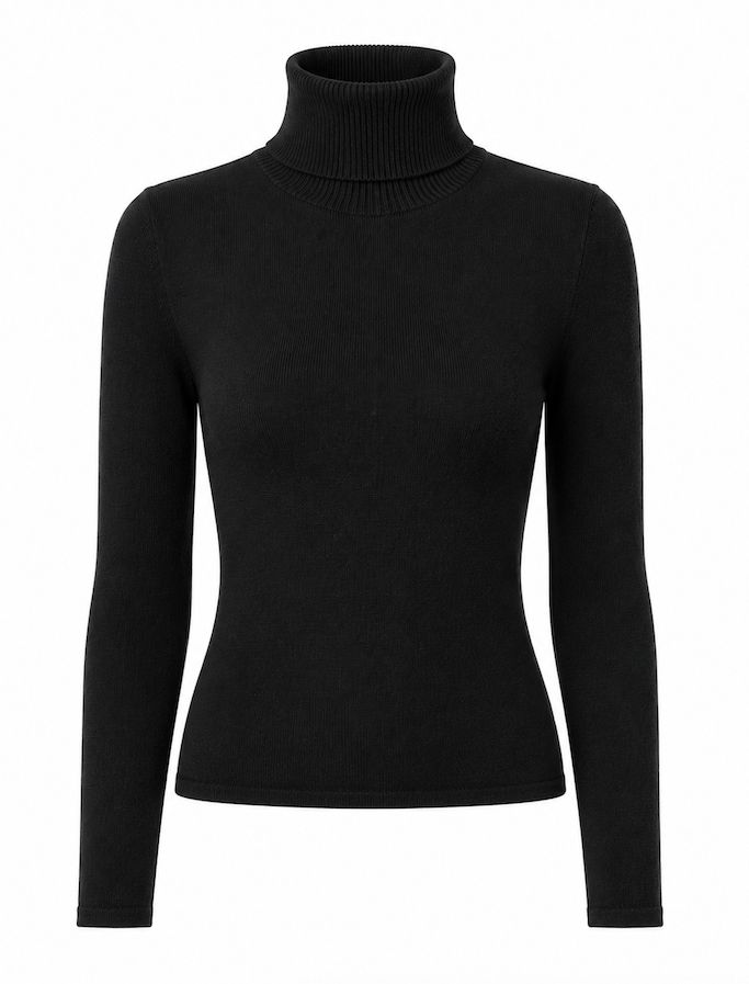 Pure Wool Roll Neck Top Pure Wool Roll Neck Top