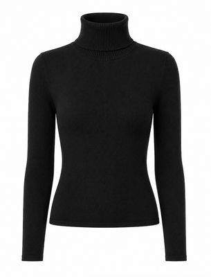 Pure Wool Roll Neck Top Pure Wool Roll Neck Top