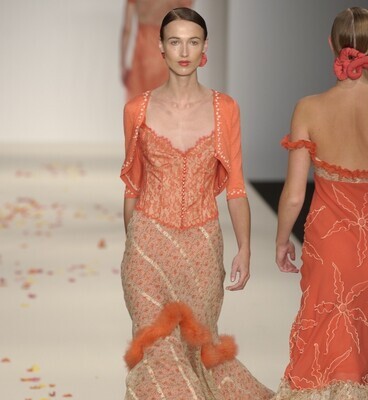 Little Roses Chiffon print-Lace Dress Little Roses Chiffon print-Lace Dress