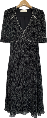 Monochrome Flared Dress Monochrome Flared Dress
