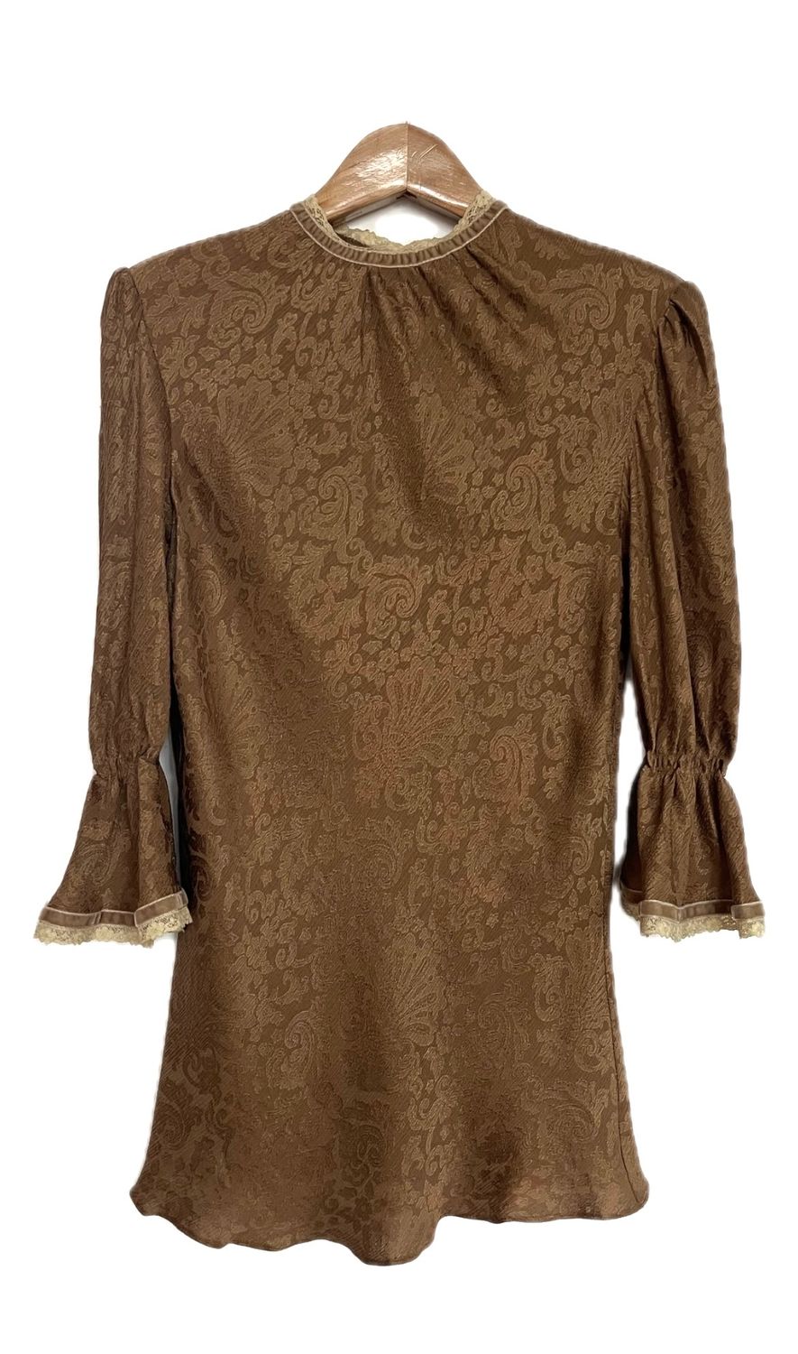 Silk Jacquard Blouse