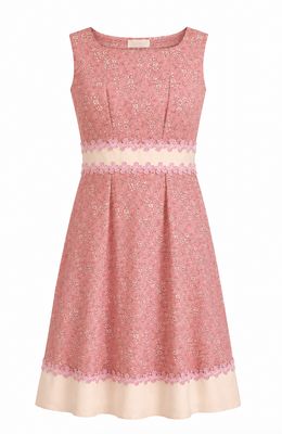 Liberty Flower Print A-Line Dress Liberty Flower Print A-Line Dress