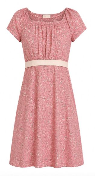 Liberty Print Pink Floral A-Line Dress Liberty Print Pink Floral A-Line Dress