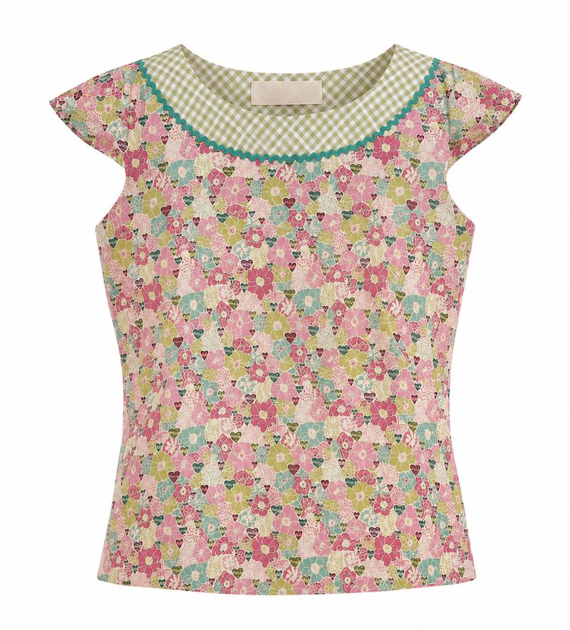 Liberty print Summer Top