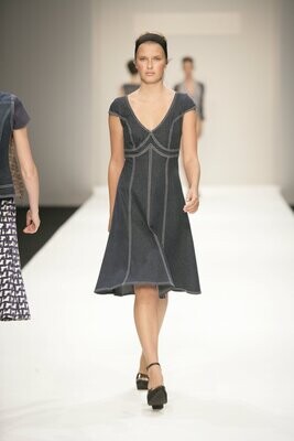 Denim Fitted Dress Denim Fitted Dress