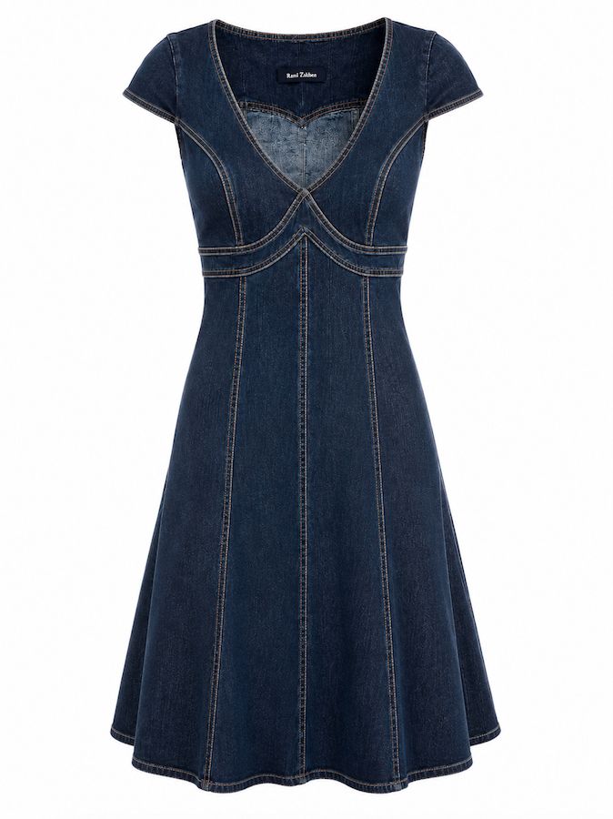 Denim Fitted Dress