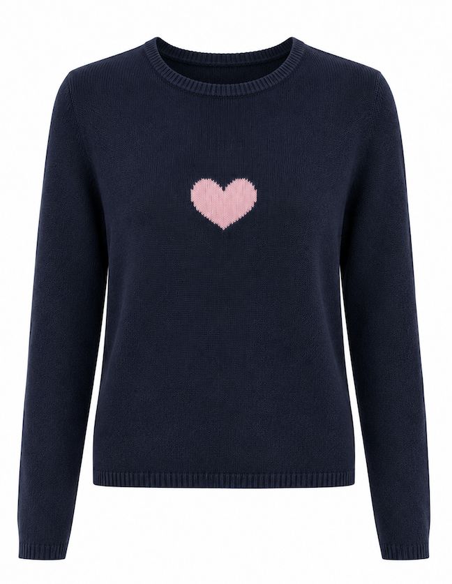 Pure Cashmere Heart Jumper Pure Cashmere Heart Jumper