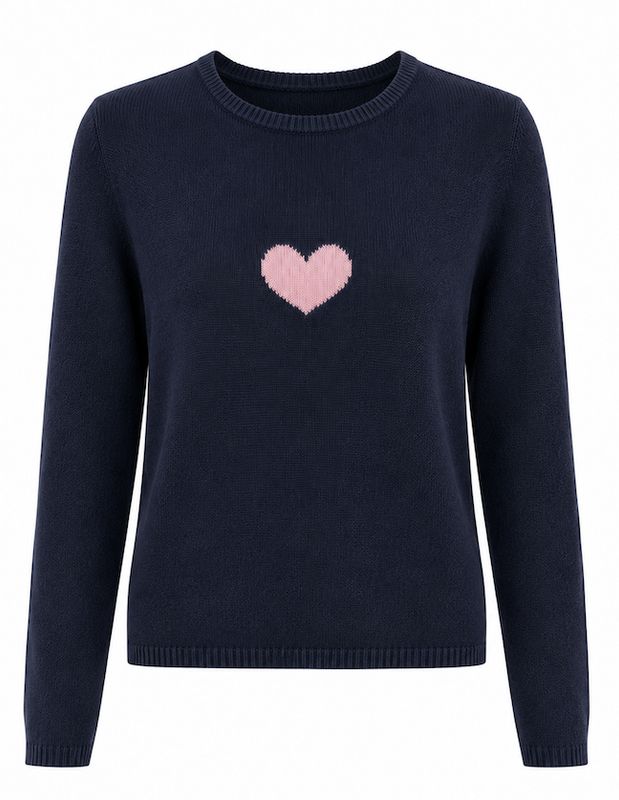 Pure Cashmere Heart Jumper Pure Cashmere Heart Jumper