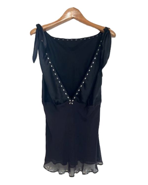 Swarovski Crystals Silk Top