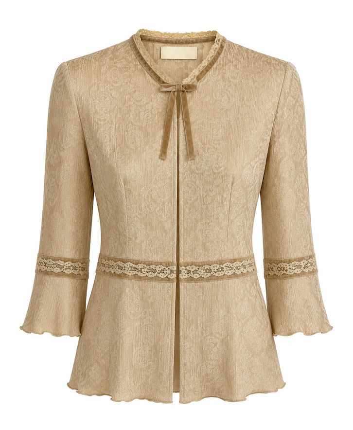 Silk Jacquard Blouse