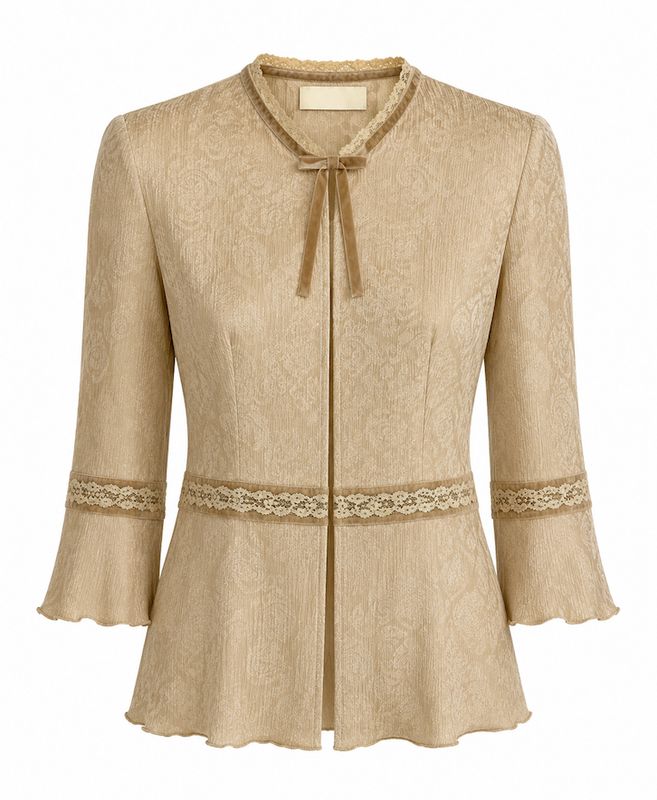 Silk Jacquard Blouse Silk Jacquard Blouse