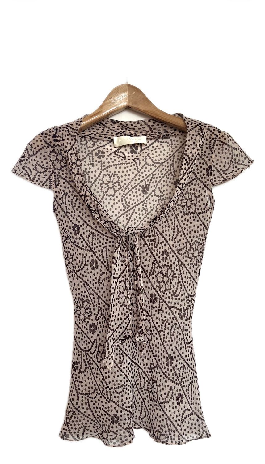 Printed Silk Blouse