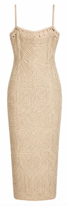 Embroidered Fitted Dress Embroidered Fitted Dress